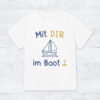 Baby-Shirt »Mit DIR im Boot«