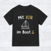 Baby-Shirt »Mit DIR im Boot«