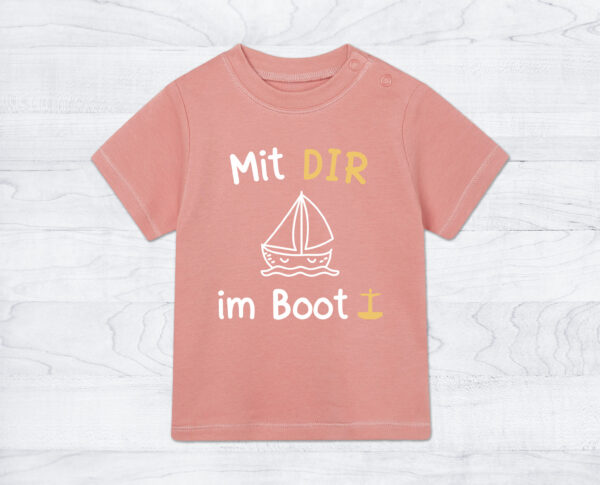 Baby-Shirt »Mit DIR im Boot«