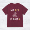 Baby-Shirt »Mit DIR im Boot«