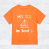 Baby-Shirt »Mit DIR im Boot«