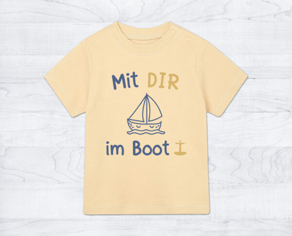 Baby-Shirt »Mit DIR im Boot«