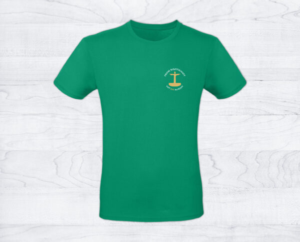 07_Herrenshirt_Logo_kelly-green Herren T-Shirt »Frohe Bo(o)tschaft«