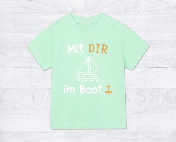 Baby-Shirt »Mit DIR im Boot«
