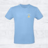 10_Herrenshirt_Logo_sky-blue Herren T-Shirt »Frohe Bo(o)tschaft«