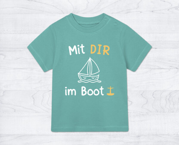 Baby-Shirt »Mit DIR im Boot«