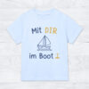 Baby-Shirt »Mit DIR im Boot«