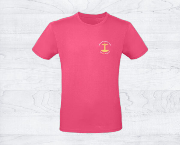 14_Herrenshirt_Logo_fuchsia Herren T-Shirt »Frohe Bo(o)tschaft«