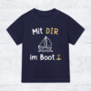 Baby-Shirt »Mit DIR im Boot«