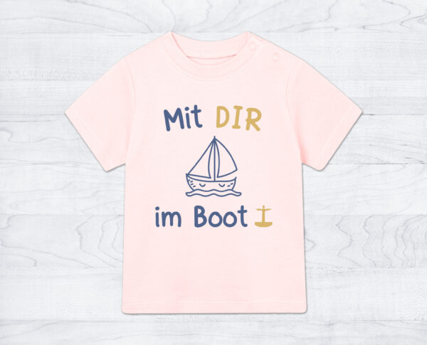 Baby-Shirt »Mit DIR im Boot«