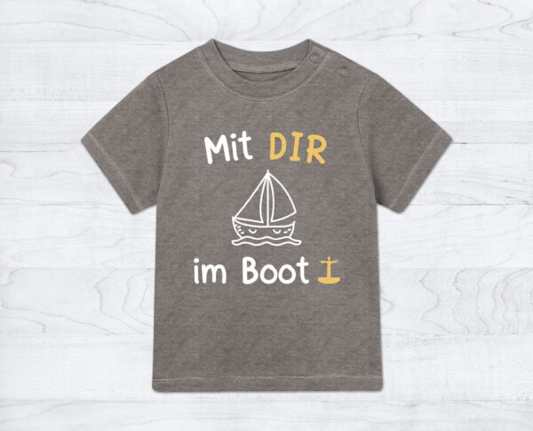 Baby-Shirt »Mit DIR im Boot«