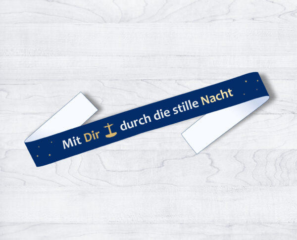 Freundschaftsbändchen »Mit Dir durch die stille Nacht«