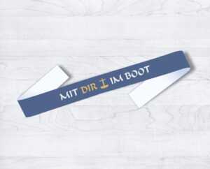 Freundschaftsbändchen »Mit Dir im Boot«