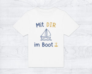 Kinder T-Shirt »Mit DIR im Boot«