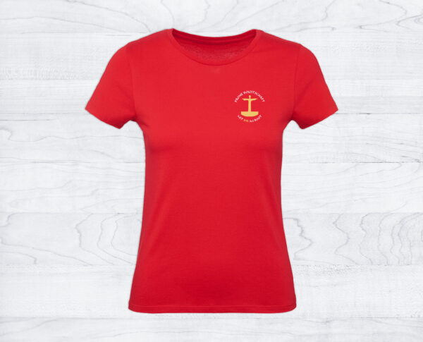 Damen T-Shirt »Frohe Bo(o)tschaft«