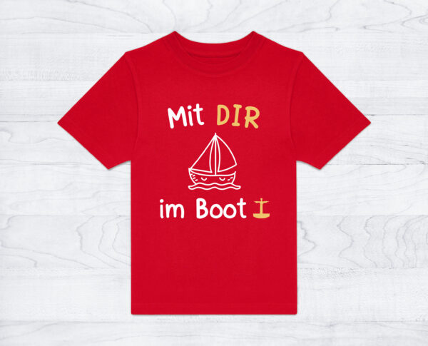 Kinder T-Shirt »Mit DIR im Boot«