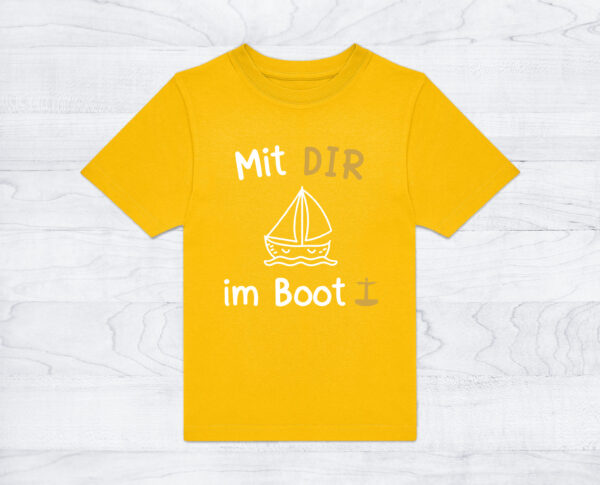 Kinder T-Shirt »Mit DIR im Boot«