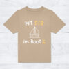 Kinder T-Shirt »Mit DIR im Boot«