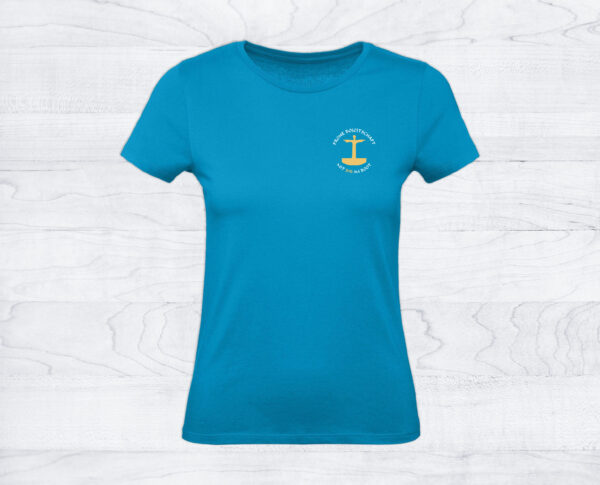 Damen T-Shirt »Frohe Bo(o)tschaft«