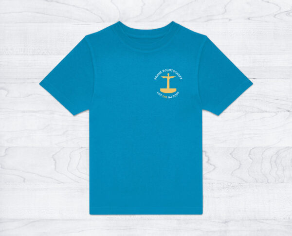 09_Kindershirt_Logo_atoll Kinder T-Shirt »Frohe Bo(o)tschaft«
