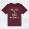 Kinder T-Shirt »Mit DIR im Boot«